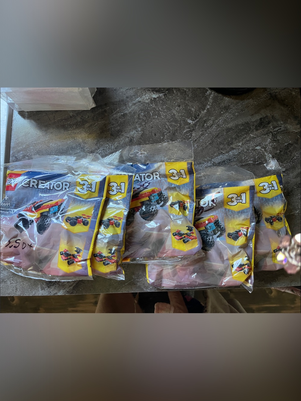 5 packs of Lego Creator #30691